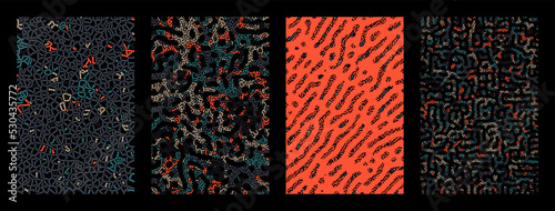 Vector abstract background bio diffusion. organic pattern natural