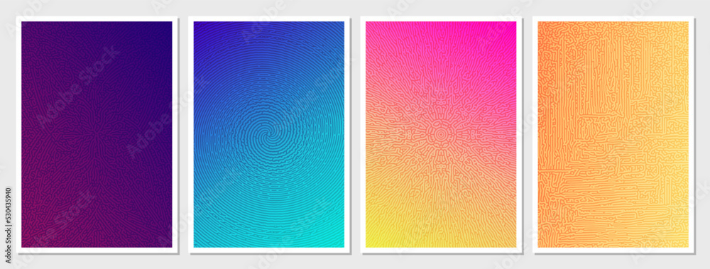 Fototapeta premium Vector abstract background bio diffusion. chaotic biological