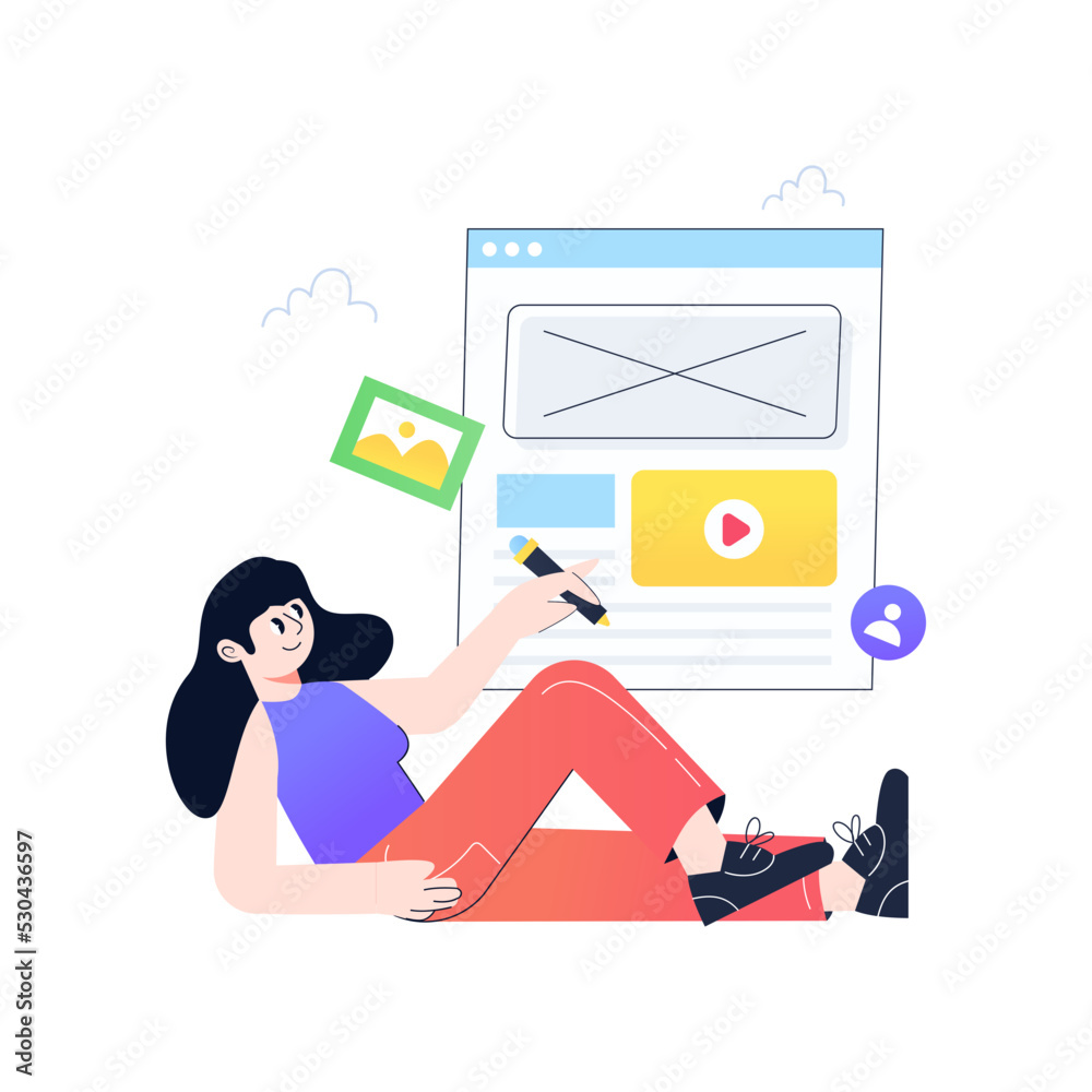 Modern flat vector of quality assurance Modern flat vector of quality assurance