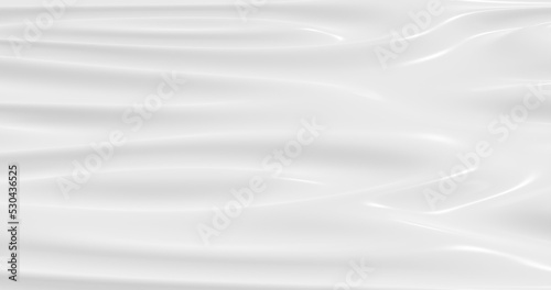 White cloth satin texture background. 3d rendering.