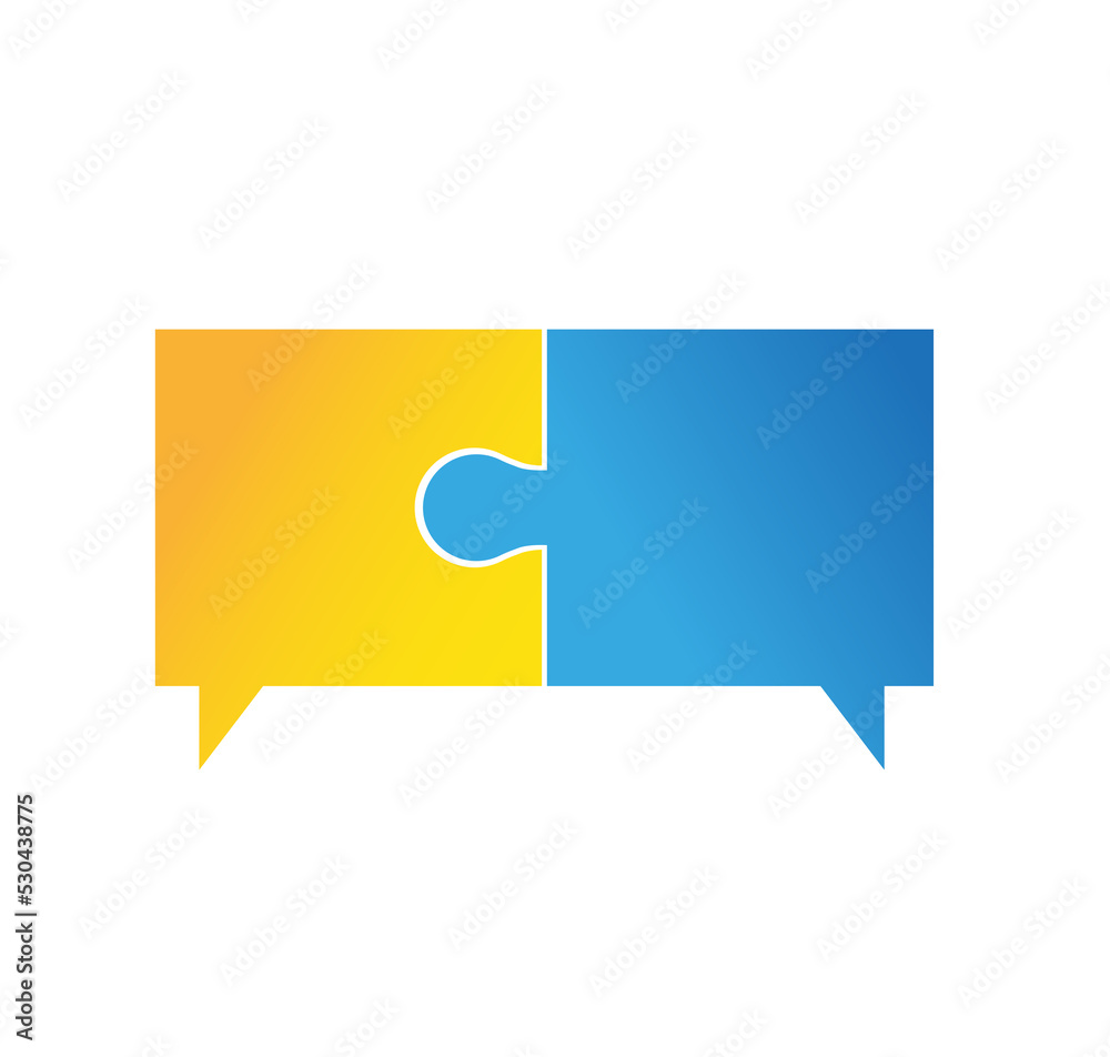 Message puzzle on a white background. Vector illustration Message puzzle on a white background. Vector illustration