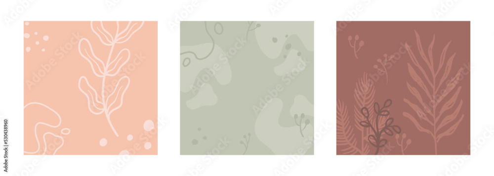 Vector abstract backgrounds with floral and organic elements. Texture design suitable for social media posts, mobile apps, banners design. Vector abstract backgrounds with floral and organic elements. Texture design suitable for social media posts, mobile apps, banners design.