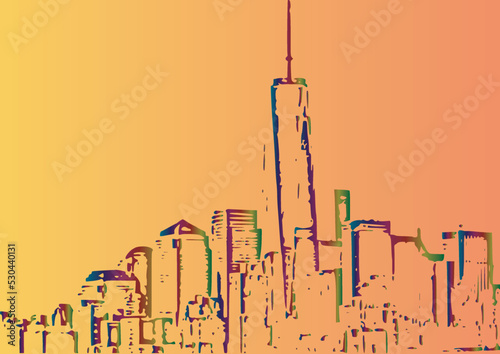 background with a ciity ,city buildings , buildings 