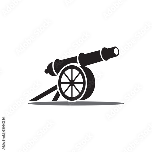 cannon logo vector design template