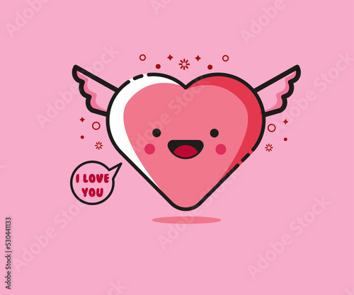 Corazón Animado, Corazón Dibujo, Corazón san Valentín, Corazón amor, Corazón con alas, Vector corazón con alas, Ilustración corazón con alas, pasión, cariño, corazón enamorado, enamorados.