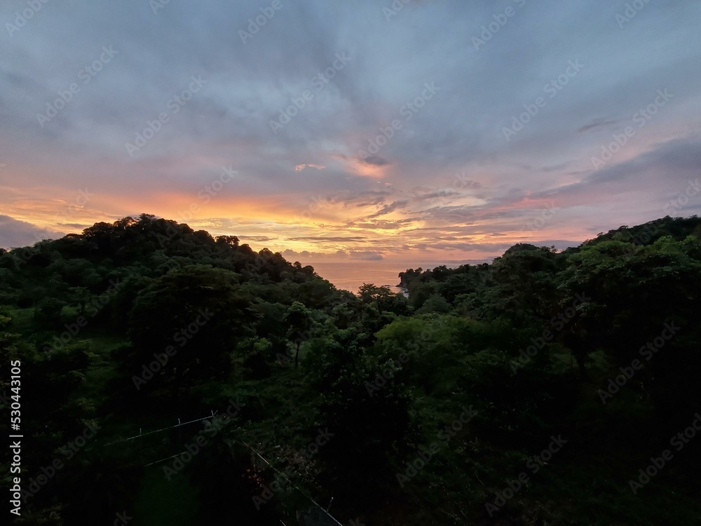 Cloud Sky Ecoregion Afterglow Natural landscape Plant