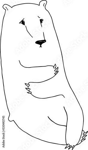sad bear who needs support hugs himself