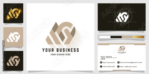 Letter MY or SCY monogram logo