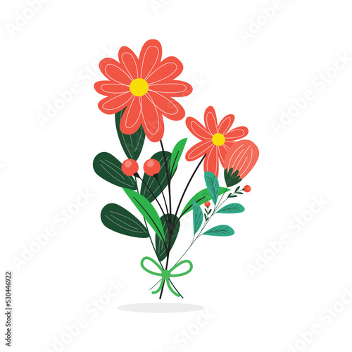 Vector flower icon design. Floral vector © talang