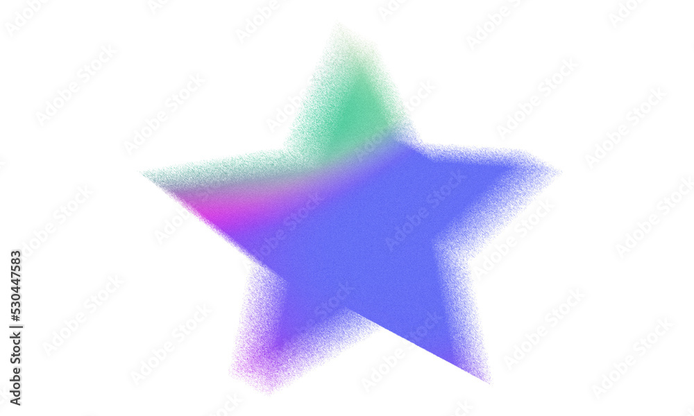 Obraz premium Abstract Grainy and Blurry Shape. Trendy Form with Transparency.