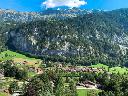 Nice Landscape with mountains in Switzerland