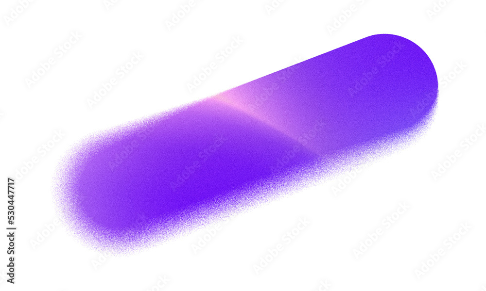 Abstract Grainy and Blurry Shape. Trendy Form with Transparency. Abstract Grainy and Blurry Shape. Trendy Form with Transparency.