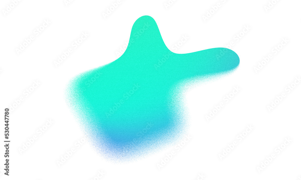 Abstract Grainy and Blurry Shape. Trendy Form with Transparency. Abstract Grainy and Blurry Shape. Trendy Form with Transparency.