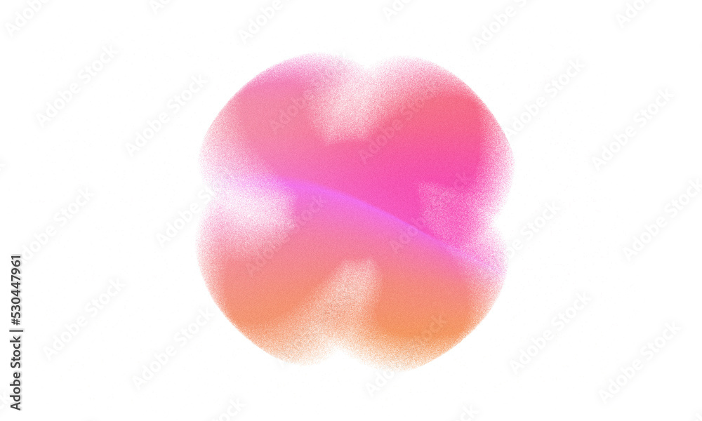 Fototapeta premium Abstract Grainy and Blurry Shape. Trendy Form with Transparency.