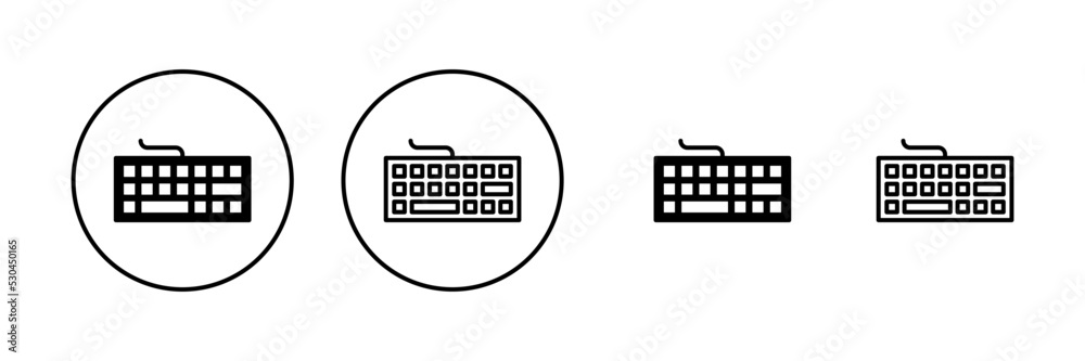 Keyboard icon vector. keyboard sign and symbol Keyboard icon vector. keyboard sign and symbol