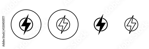 Lightning icon vector. electric sign and symbol. power icon. energy sign Free Download Lightning icon vector. electric sign and symbol. power icon. energy sign - GFXLoad