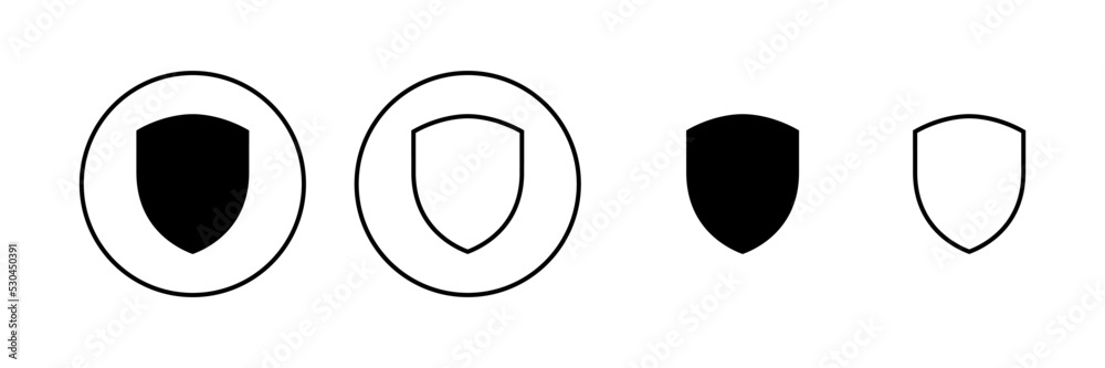 Shield icon vector. Protection icon. Security sign and symbol Shield icon vector. Protection icon. Security sign and symbol