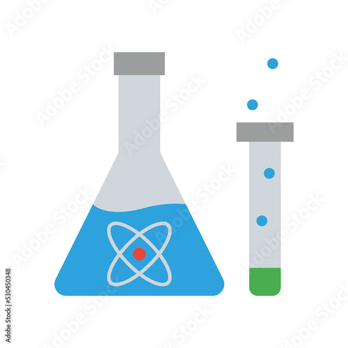 Experiment, flask, lab colored icon. Simple colored element illustration. Experiment, flask, lab concept symbol design from education set. Can be used for web and mobile