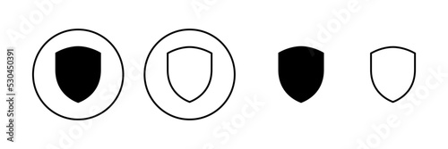 Shield icon vector. Protection icon. Security sign and symbol