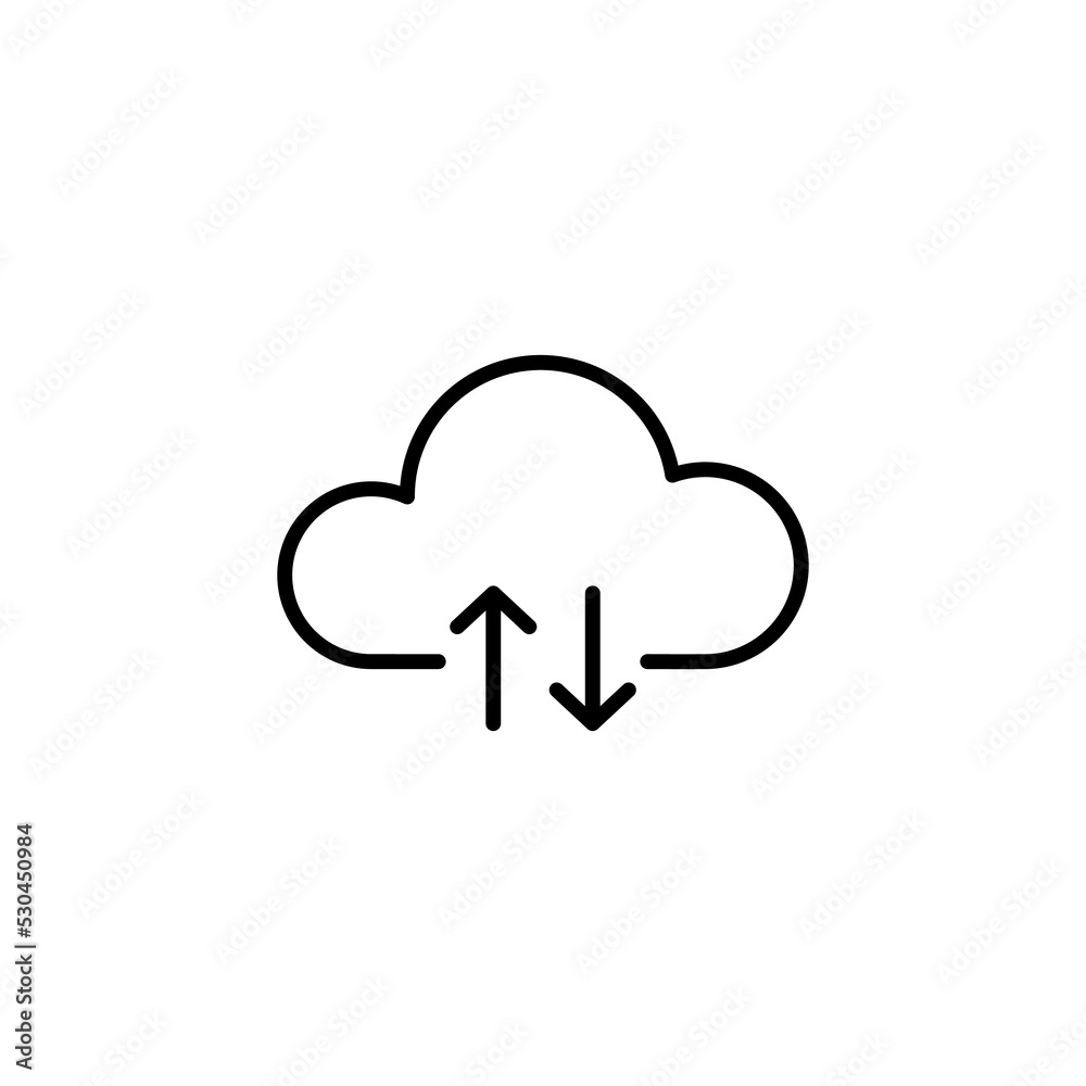 Cloud icon vector for web and mobile app. cloud sign and symbol Cloud icon vector for web and mobile app. cloud sign and symbol