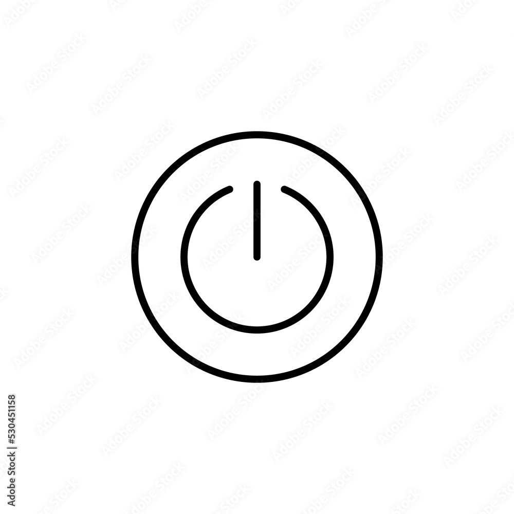 Power icon for web and mobile app. Power Switch sign and symbol. Electric power Power icon for web and mobile app. Power Switch sign and symbol. Electric power