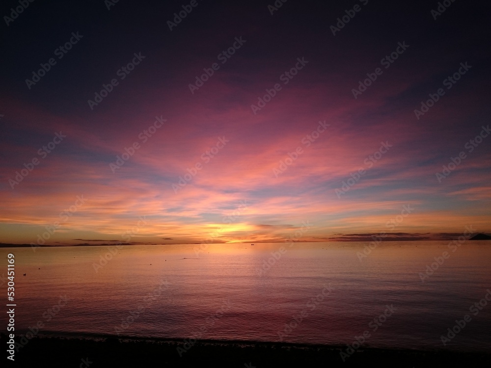 Fototapeta premium Cielo de verano- Lago Titicaca