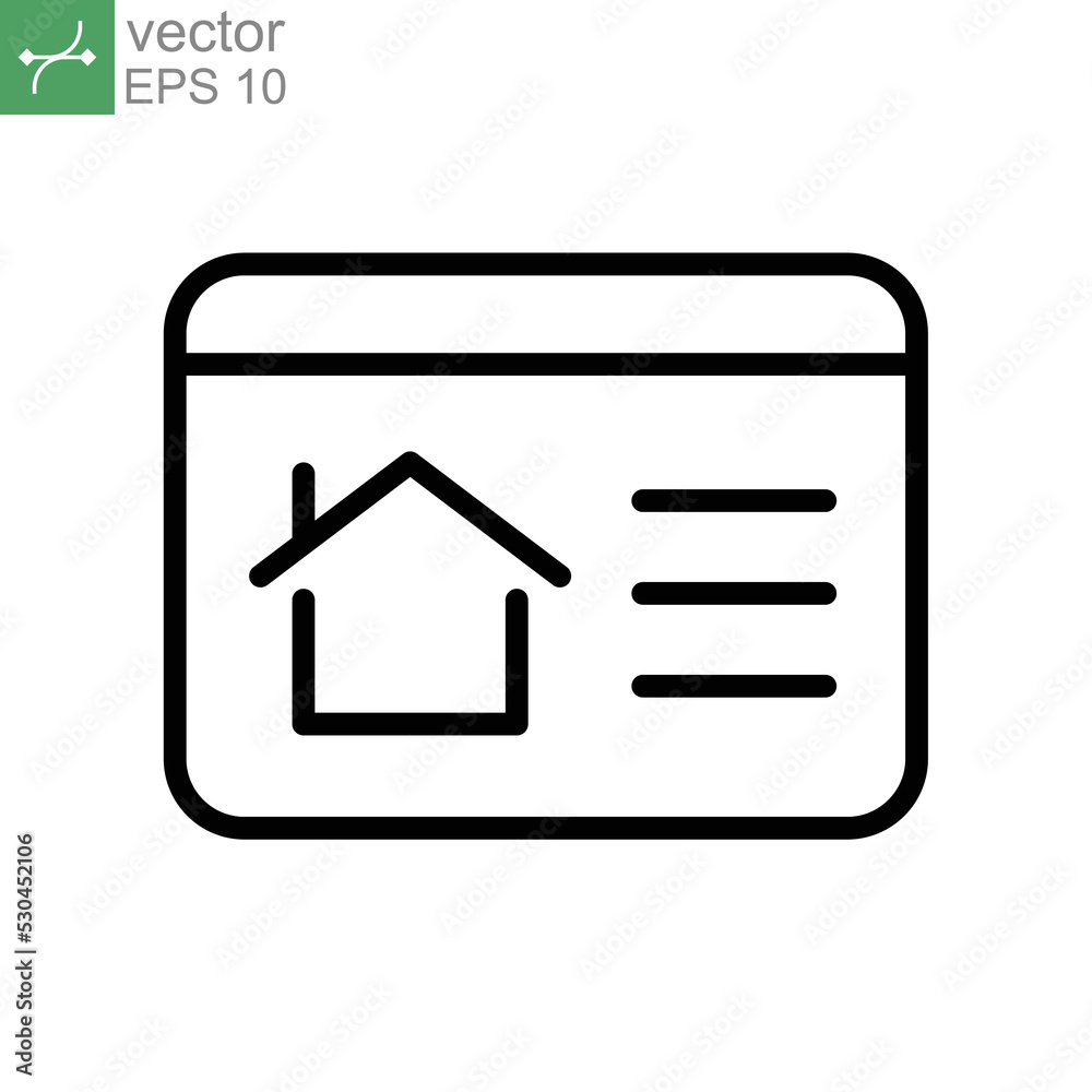 Course, homepage, landing, webinar, website icon. Browser internet Web access symbol for infographic or app. Simple Line Vector illustration. Design on white background EPS 10 Course, homepage, landing, webinar, website icon. Browser internet Web access symbol for infographic or app. Simple Line Vector illustration. Design on white background EPS 10