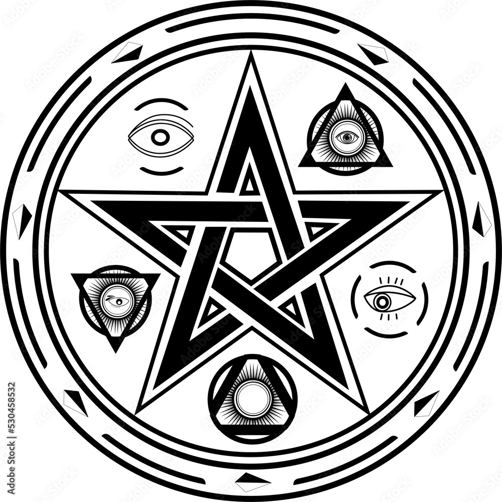 vector symbol mystical mystical spiritual spiritual brick tattoo symbol ...