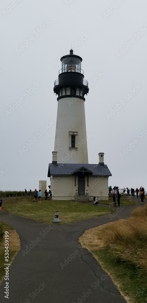 Yaquina Head Outstanding Natural Area Lighthouse Building Sky Window Tower