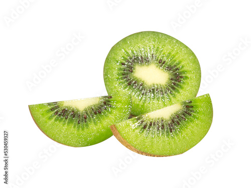 Obraz na plátně sliced kiwi fruit