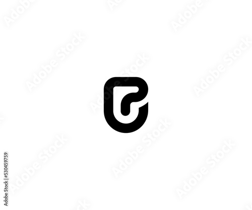 UP, PU initial logo monogram designs modern vector templates