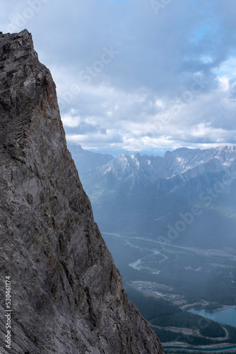 Canmore, Alberta from Ha Ling peak.