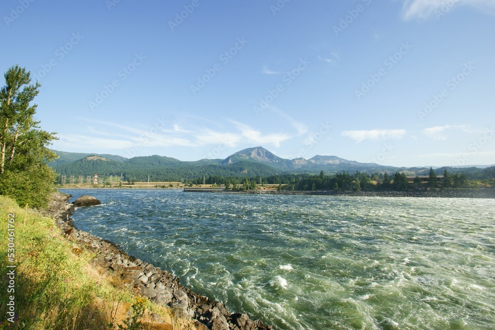 Columbia River Gorge National Scenic Area Cloud Water Sky Plant Water resources