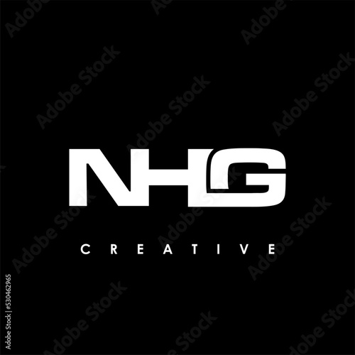 NHG Letter Initial Logo Design Template Vector Illustration
