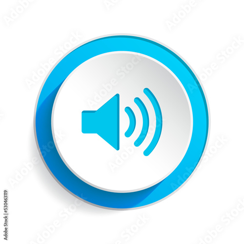 Blue volume button
