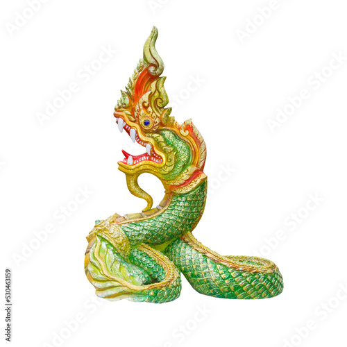 golden serpent statue