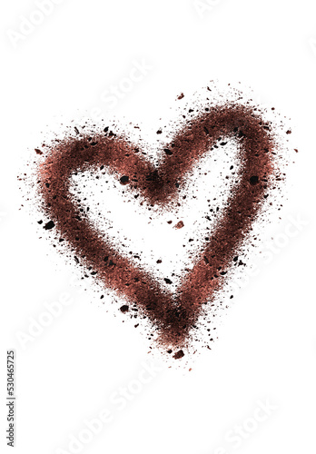 Rose gold glitter brush stroke