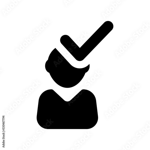 Verify user icon
