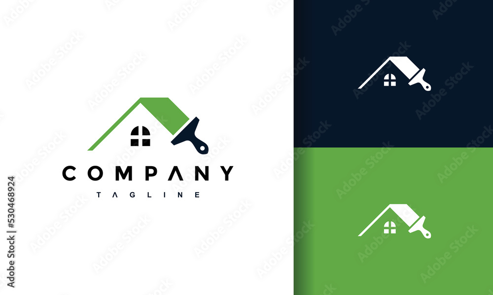 house paint brush logo house paint brush logo