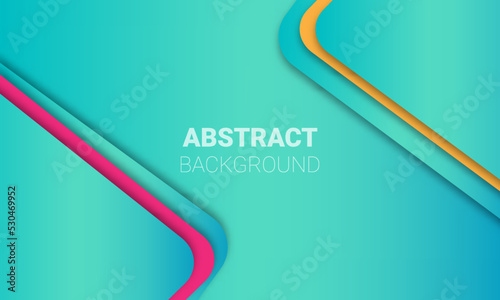 vector abstract simple modern background blue color stacked layer design.