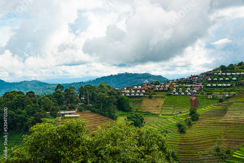 view of the resort of the mountains