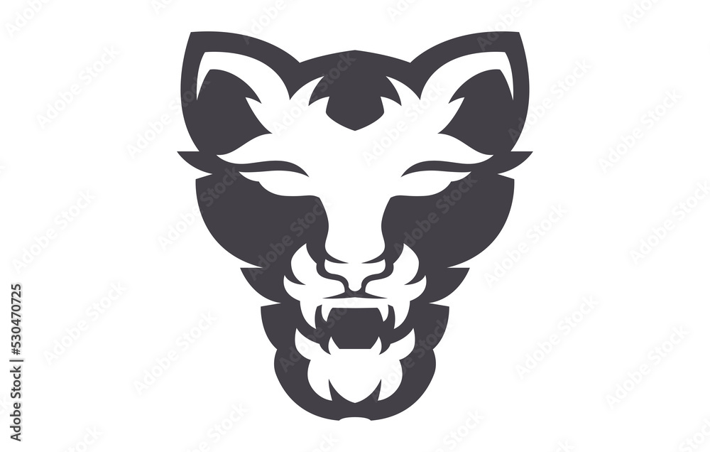 Fototapeta premium Panther Head Logo Design Template