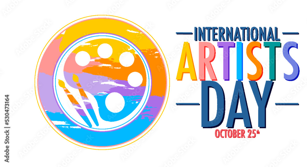 International Artists Day Poster Design