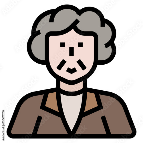 old woman icon