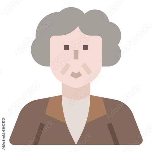 old woman icon