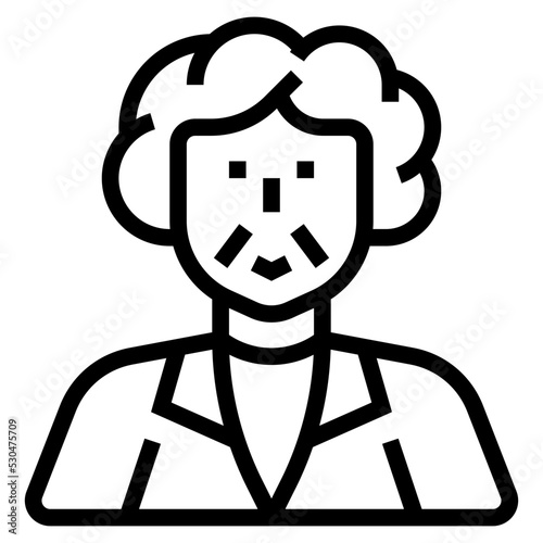 old woman icon