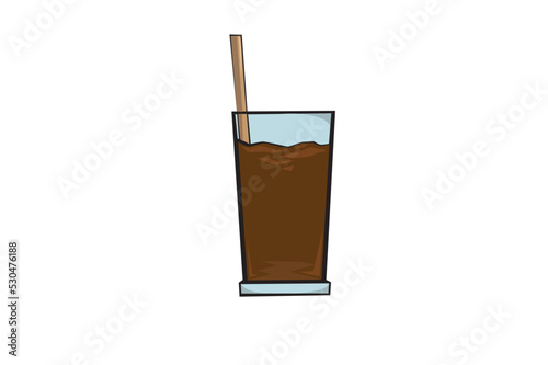 glass of chocolate milk