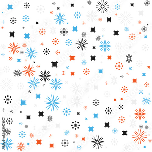 abstract geometric background pattern. seamless pattern design. shape based element vector pattern. beautiful design and modern pattern.