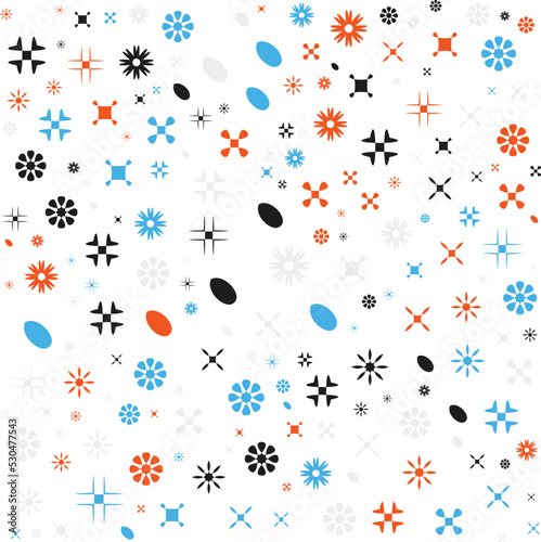 abstract geometric background pattern. seamless pattern design. shape based element vector pattern. beautiful design and modern pattern.