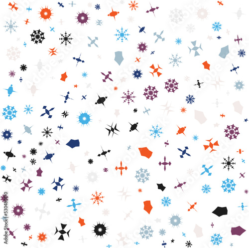 abstract geometric background pattern. seamless pattern design. shape based element vector pattern. beautiful design and modern pattern.